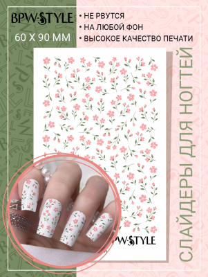 Слайдер-дизайн Цветочки сухоцветы из каталога Цветные на любой фон, в интернет-магазине BPW.style